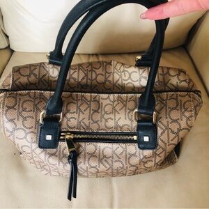 🛍️ LIKE NEW: Calvin Klein Tan and Black Women's Bag